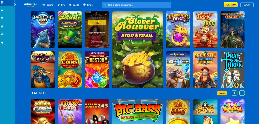 Monster Casino Games