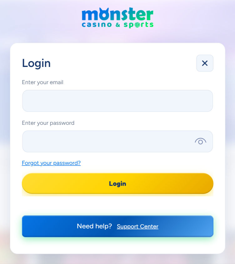 Monster Casino Login